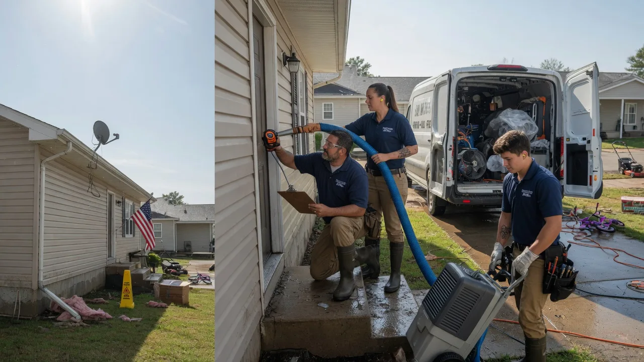 Ceiling Water Damage Restoration in Wentworth, SD near me
